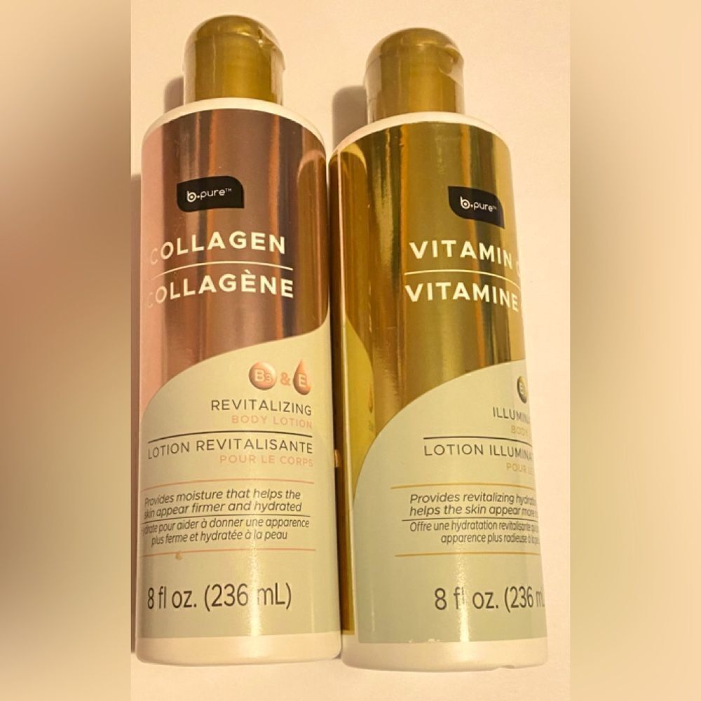 🛍️ B-Pure collagen Revitalizing Body Lotion vitamin C 8FL OZ .(236ml)💥